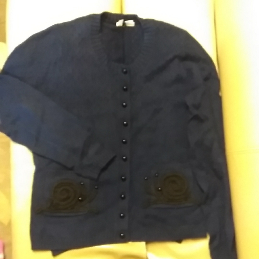 ANTHROPOLOGIE MOTH CARDIGAN